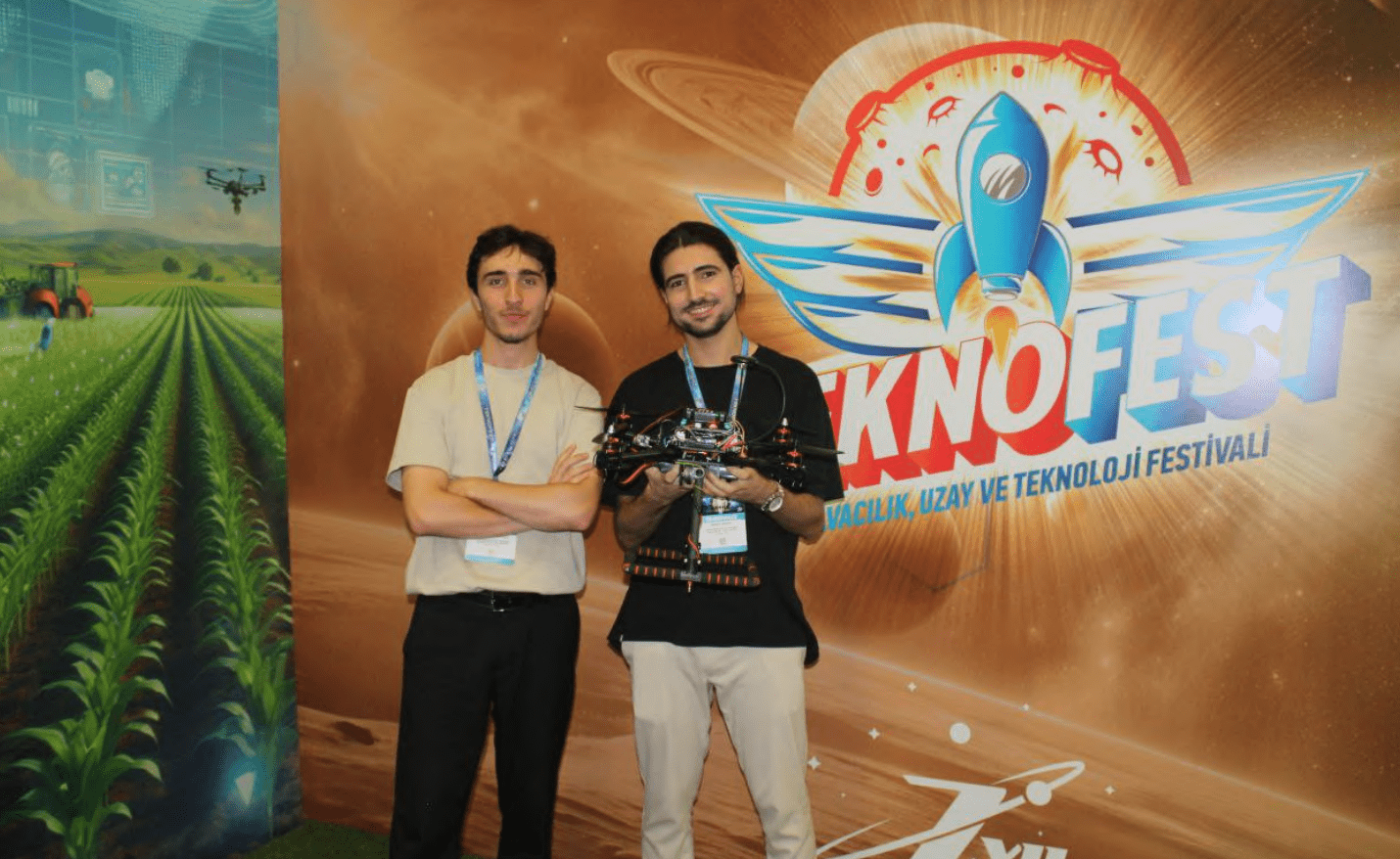 Team receiving recognition at Teknofest